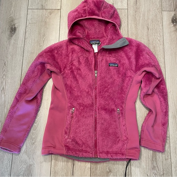 Patagonia Tops - Patagonia Women's Small R3 Hi-Loft Hoody Fleece Jacket Magenta Pink